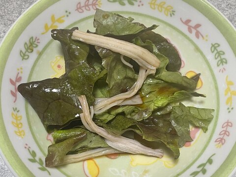 レタスとカニカマの柚子胡椒ポン酢がけ